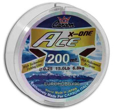 filo ace da pesca 0.20mm 200mt per mulinello mare lago trota spinning monofilo