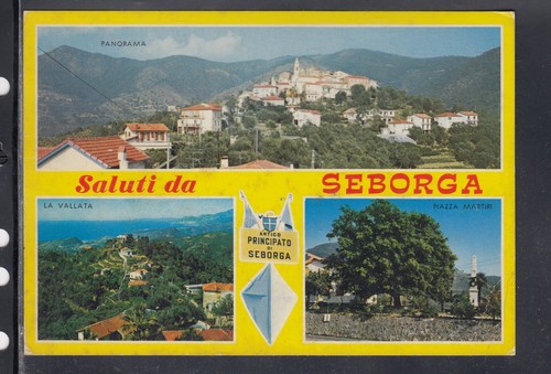 Cartolina saluti seborga - cartolina,