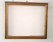 cornice  stile antico laccata e dorata anni 60