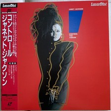 Laserdisc Janet Jackson – Control (The Videos) JAPAN A&M Video – SM048-3142 OBI