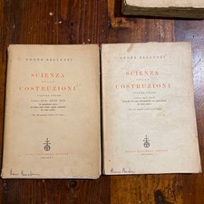 Odone Belluzzi Scienza delle Costruzioni Vol . Terzo Zanichelli 1961 Ingegneria
