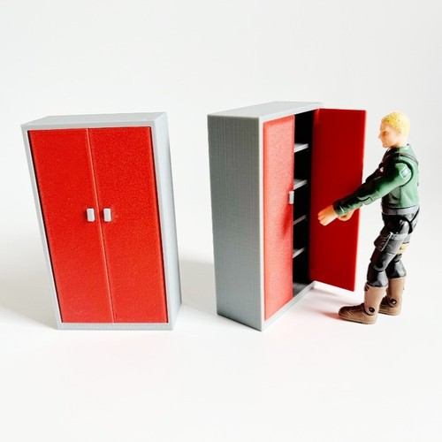Armadietto attrezzi diorama