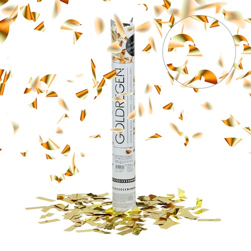 Cannone sparacoriandoli oro