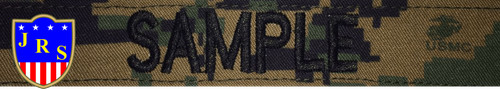 Nametape strisce con nome usmc - strisce,