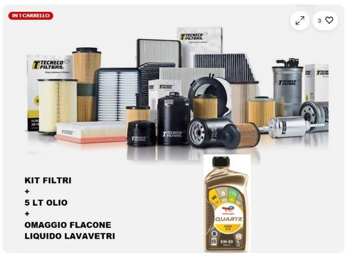 Kit tagliando filtri olio - +,