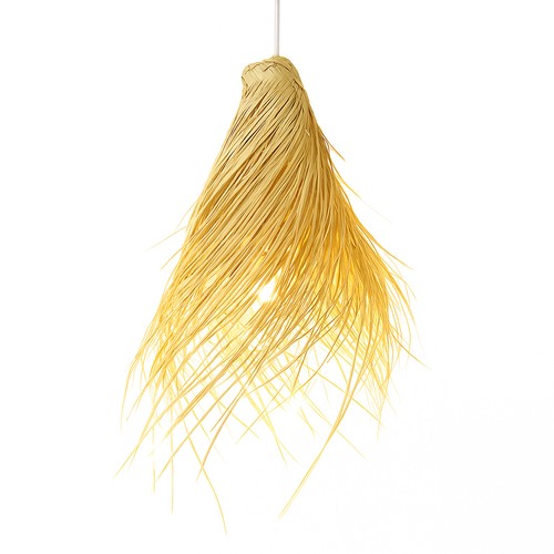 Lampada boho sospesa foglia - sospesa,