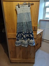 Abito donna M&S blu floreale