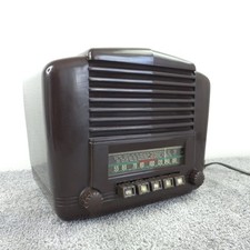 Radio a valvole Crosley 628B AM/SW The Sixer da tavolo in bachelite vintage anni '30 funzionante