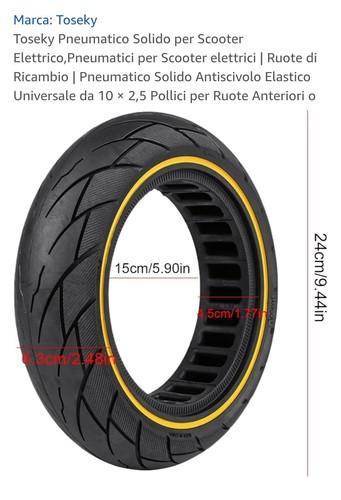 Ruota monopattino 15x4 5x6 - ruota,