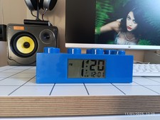 Lego block digital alarm clock - digital,