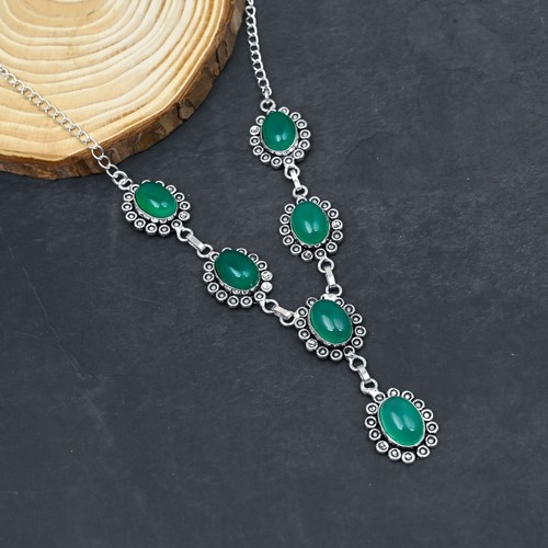 Collana con gioielli - , in