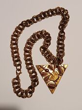 POMODORO ARNALDO PREZIOSA COLLANA  CON CIONDOLO SCULTURA  FIRMATO.