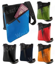 Tracolla monospalla borsa uomo donna Kariban Ipad Tablet Netbook 33,5 x 26,5 cm