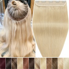 Extension Capelli Umani Spessa One Piece Clip In 100% Remy 3/4 Testa Piena Bionda