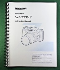 Olympus SP-800UZ Manuale Istruzioni: 73 Pagine e Cover Protettive!