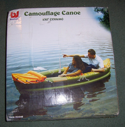 Bestway camouflage canoa lunga - bestway,