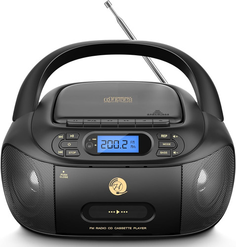 Lettore con cassette - cd, cassette,