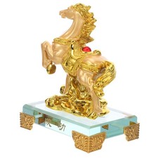  Statua di cavallo Feng Shui: statuetta di cavallo dello zodiaco cinese, in