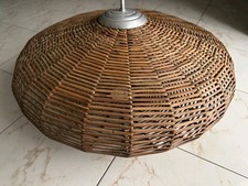 Lampadario Vintage in Rattan/Vimini – Originale Anni ‘60 Design Boho Mid-Century