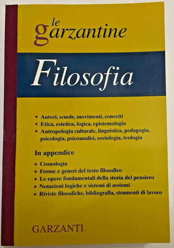 Garzantine filosofia - garzantine,
