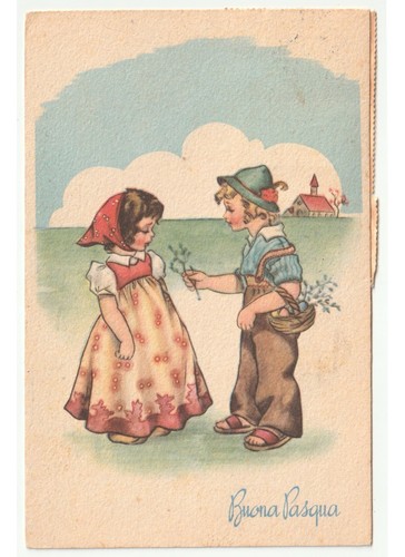 1951 bambini rami ulivo - , casa