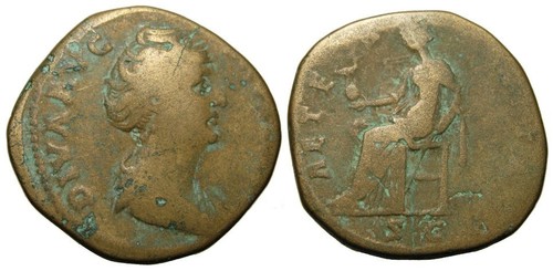 Faustina sesterzio - Æ,