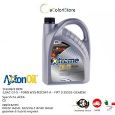 Olio Motore XTREME PREMIUM 0W20 C5  1 Litro