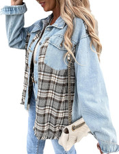 Giacca Jean Patchwork Scozzese