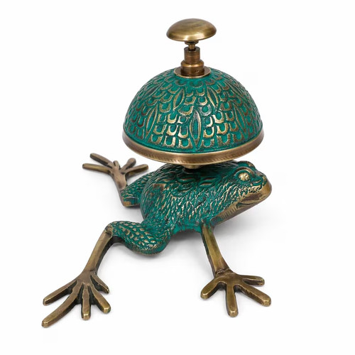 Campanella rana ottone - in,