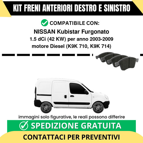Pastiglie freno anteriori - freno, per