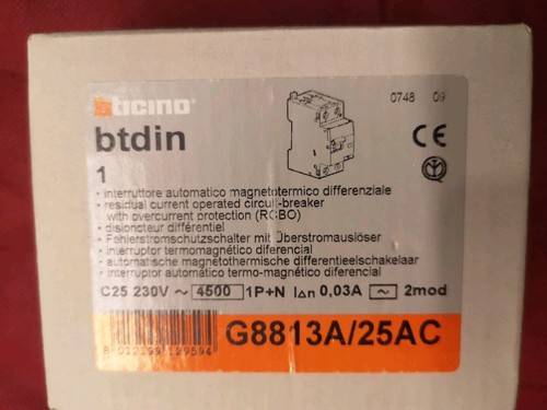 Bticino g8813a 25ac - bticino, g8813a/25ac