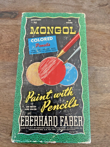 Matite colorate mongol - mongol, vintage