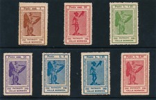 C.L.N. Valle Bormida 1945 Perseo e Vittoria alata serie n.9/15 nuova