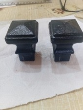 Pomello Ferro Neri Testina Ringhiera Letto Mobile 4 Pezzi 