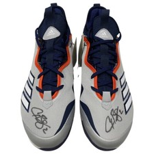 Scarpe da baseball Adidas Alex Bregman doppia firma autografate personalizzate #1