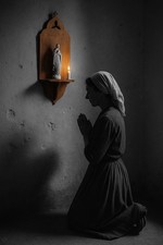 Mensola antica devozionale - mensola,