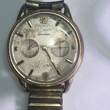 Orologio Uomo LeCoultre Futurematic Riserva di Carica Riempito Oro 10k