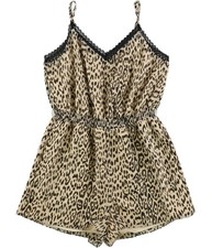 GUESS Tuta A Righe Leopardo
