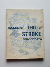 Suzuki Service Data modelli 4 tempi 1983 manuale officina dati riparazione