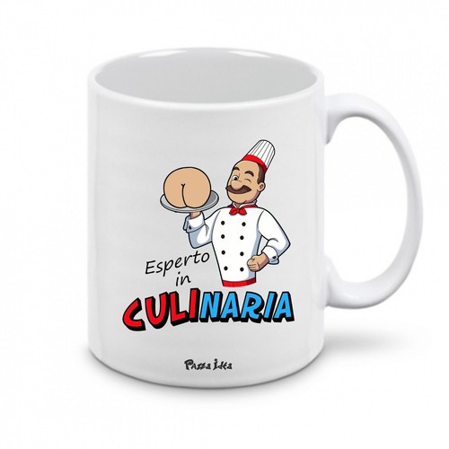 Tazza ceramica scritta esperto - ceramica,