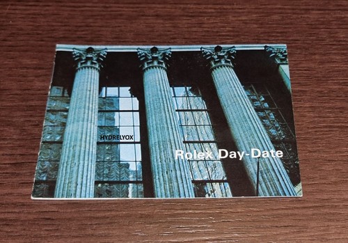 Rolex day date - rolex, booklet