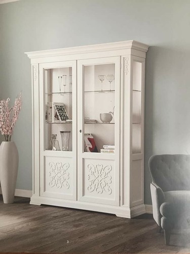 Vetrina legno massello - in,
