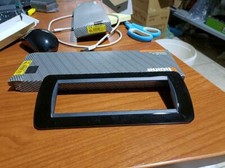 BTICINO L4807NR PLACCHETTA PLACCA 7 MODULI 7M NERO SOLID LIVING INTERNATIONAL