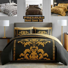 Set copripiumino in microfibra matrimoniale king size e copripiumino seta raso lusso