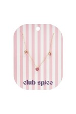 Collana con pietre rosa nei