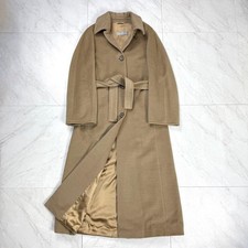 Max Mara Long Coat Belt Virgin