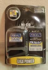 NIKKO 9.6V 650MAH SLOT IN PACCO BATTERIA E CARICATORE B01565