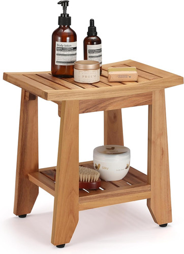 Banco doccia compatto - in, teak