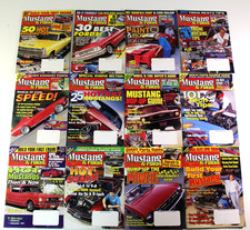 Mustang & Fords Magazine Lot Bundle 1998 Complete Year Set Car Issues Shelby VTG
