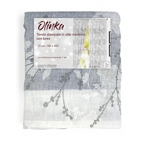 Tenda olinka con fiori lurex - olinka, e